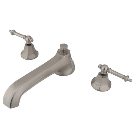 Roman Tub Faucet, Brushed Nickel, Deck Mount MPN:KS4308TL