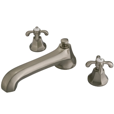 Roman Tub Faucet, Brushed Nickel, Deck Mount MPN:KS4308TX