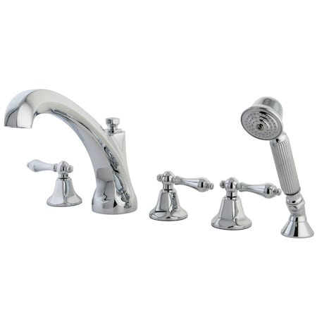 Roman Tub Faucet, Polished Chrome, Deck Mount MPN:KS43215AL