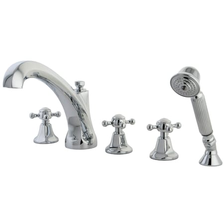 Roman Tub Faucet, Polished Chrome, Deck Mount MPN:KS43215BX