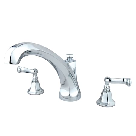 Roman Tub Faucet, Polished Chrome, Deck Mount MPN:KS4321FL