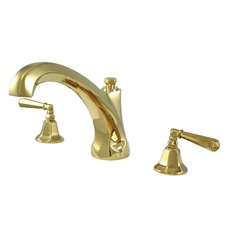 Roman Tub Faucet, Polished Brass, Deck Mount MPN:KS4322HL
