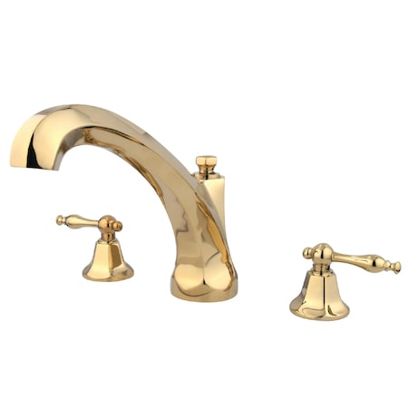 Roman Tub Faucet, Polished Brass, Deck Mount MPN:KS4322NL