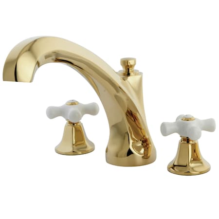 KS4322PX Roman Tub Filler Porcelain Cross Handle MPN:KS4322PX
