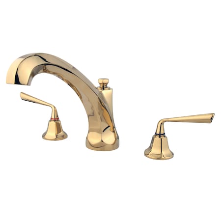 Roman Tub Faucet, Polished Brass, Deck Mount MPN:KS4322ZL