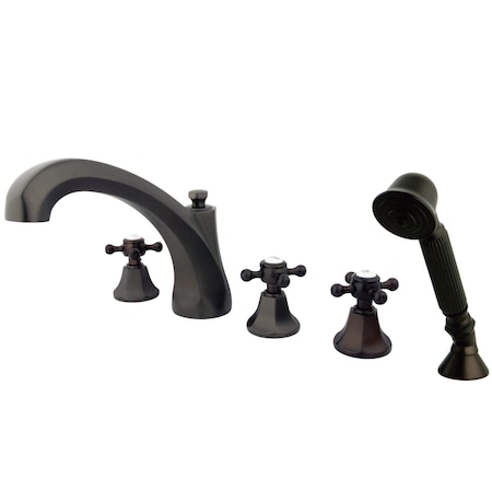 Roman Tub Faucet, Oil Rubbed Bronze, Deck Mount MPN:KS43255BX