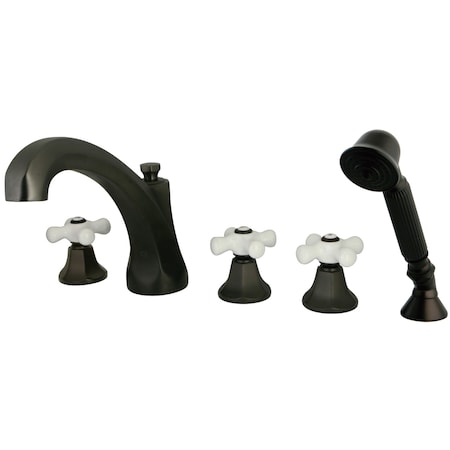 Roman Tub Faucet, Oil Rubbed Bronze, Deck Mount MPN:KS43255PX