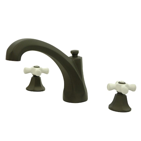 KS4325PX Roman Tub Filler Porcelain Cross Handle MPN:KS4325PX