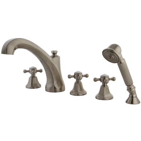 Roman Tub Faucet, Brushed Nickel, Deck Mount MPN:KS43285BX