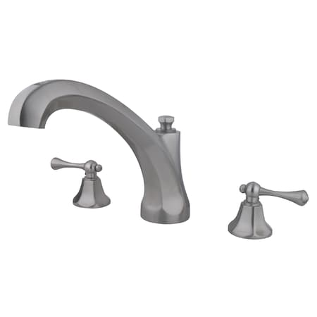 Roman Tub Faucet, Brushed Nickel, Deck Mount MPN:KS4328BL