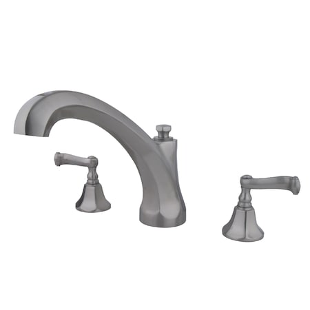 Roman Tub Faucet, Brushed Nickel, Deck Mount MPN:KS4328FL