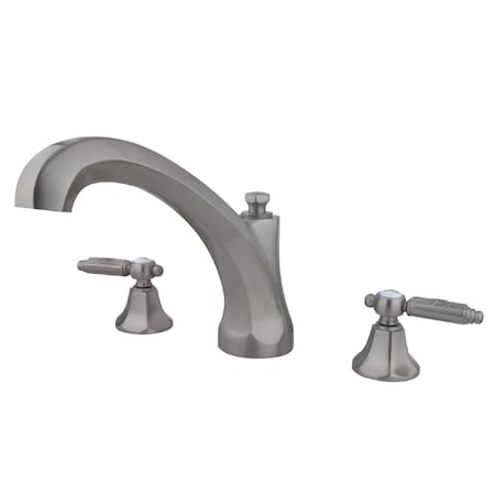Roman Tub Faucet, Brushed Nickel, Deck Mount MPN:KS4328GL