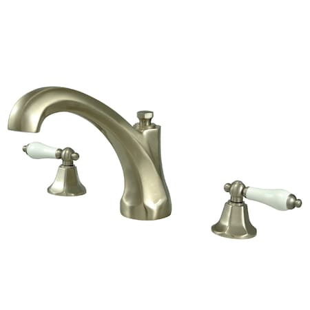 Roman Tub Faucet, Brushed Nickel, Deck Mount MPN:KS4328PL
