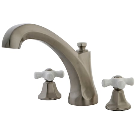 KS4328PX Roman Tub Filler Porcelain Cross Handle MPN:KS4328PX