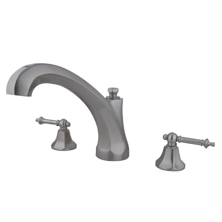 Roman Tub Faucet, Brushed Nickel, Deck Mount MPN:KS4328TL