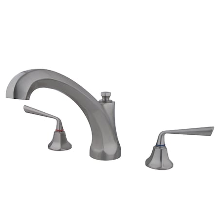 Roman Tub Faucet, Brushed Nickel, Deck Mount MPN:KS4328ZL