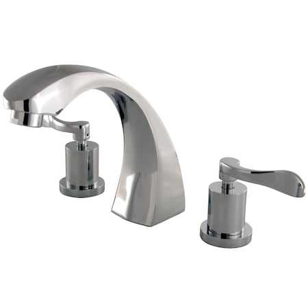 Roman Tub Faucet, Polished Chrome, Deck Mount MPN:KS4361DFL