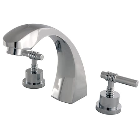 Roman Tub Faucet, Polished Chrome, Deck Mount MPN:KS4361ML