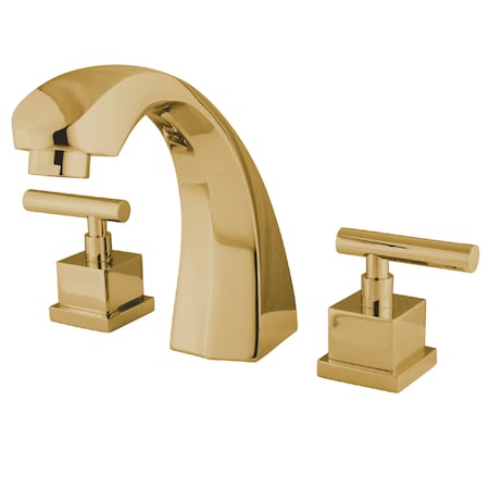 Roman Tub Faucet, Polished Brass, Deck Mount MPN:KS4362CQL