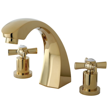 Roman Tub Faucet, Polished Brass, Deck Mount MPN:KS4362ZX