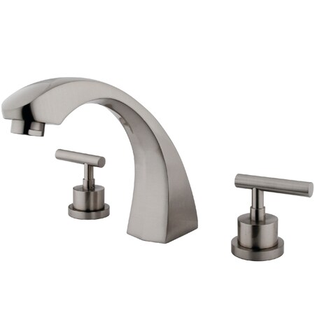 Roman Tub Faucet, Brushed Nickel, Deck Mount MPN:KS4368CML