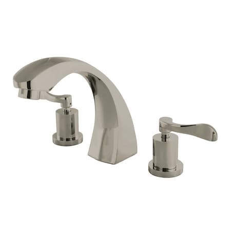 Roman Tub Faucet, Brushed Nickel, Deck Mount MPN:KS4368DFL