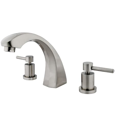 Roman Tub Faucet, Brushed Nickel, Deck Mount MPN:KS4368DL