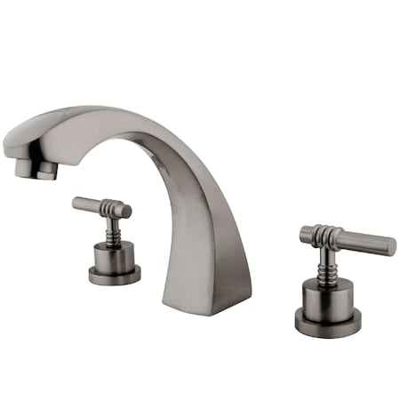 Roman Tub Faucet, Brushed Nickel, Deck Mount MPN:KS4368ML