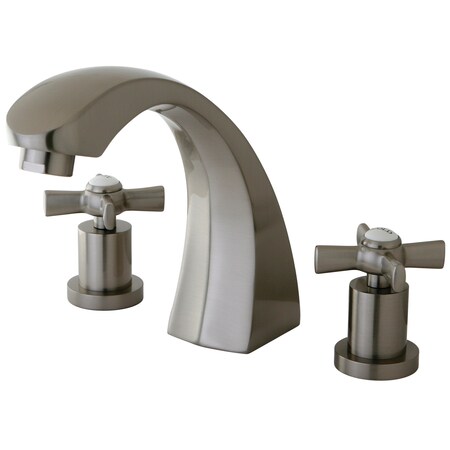 Roman Tub Faucet, Brushed Nickel, Deck Mount MPN:KS4368ZX