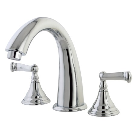 Roman Tub Faucet, Polished Chrome, Deck Mount MPN:KS5361FL