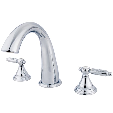 Roman Tub Faucet, Polished Chrome, Deck Mount MPN:KS5361GL