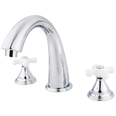 Roman Tub Faucet, Polished Chrome, Deck Mount MPN:KS5361PX