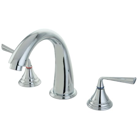 Roman Tub Faucet, Polished Chrome, Deck Mount MPN:KS5361ZL
