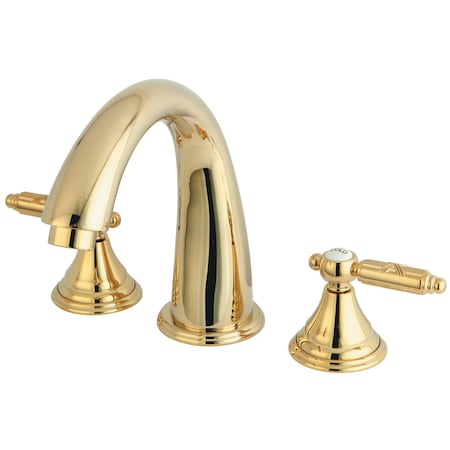 Roman Tub Faucet, Polished Brass, Deck Mount MPN:KS5362GL