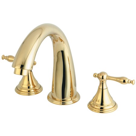Roman Tub Faucet, Polished Brass, Deck Mount MPN:KS5362NL