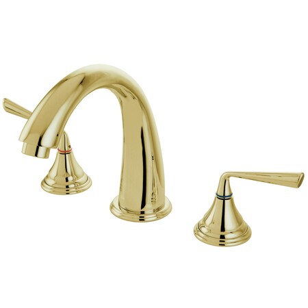 Roman Tub Faucet, Polished Brass, Deck Mount MPN:KS5362ZL