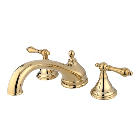 Roman Tub Faucet, Polished Brass, Deck Mount MPN:KS5532AL