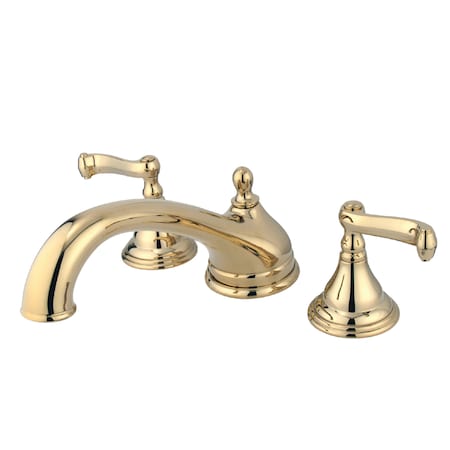 Roman Tub Faucet, Polished Brass, Deck Mount MPN:KS5532FL