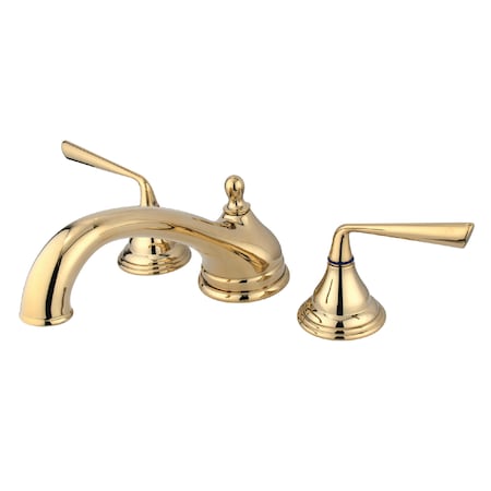 Roman Tub Faucet, Polished Brass, Deck Mount MPN:KS5532ZL