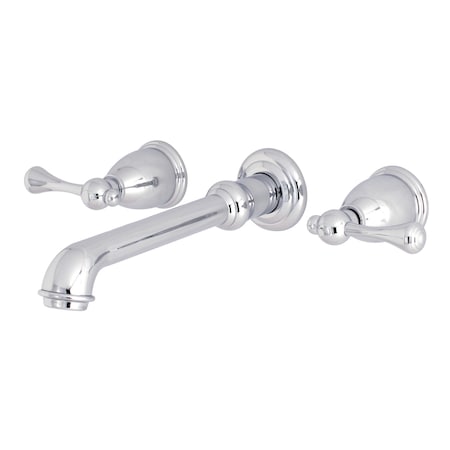 Roman Tub Faucet, Polished Chrome, Wall Mount MPN:KS7021BL