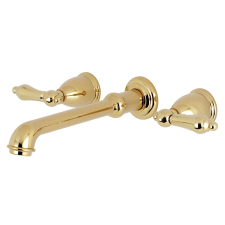 Roman Tub Faucet, Polished Brass, Wall Mount MPN:KS7022AL
