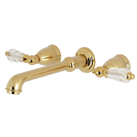 Roman Tub Faucet, Polished Brass, Wall Mount MPN:KS7022WLL