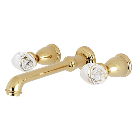 Roman Tub Faucet, Polished Brass, Wall Mount MPN:KS7022WVL