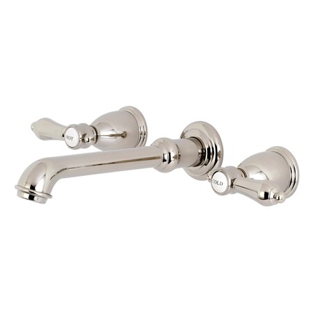 Roman Tub Faucet, Polished Nickel, Wall Mount MPN:KS7026BAL