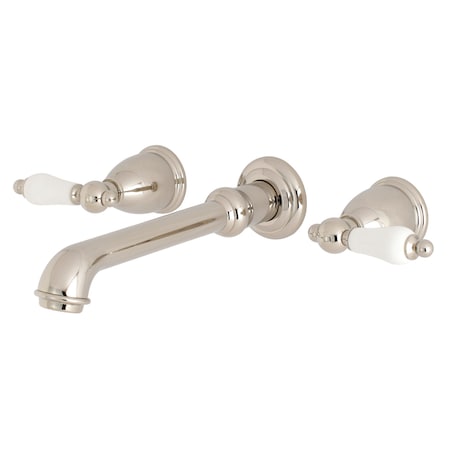 Roman Tub Faucet, Polished Nickel, Wall Mount MPN:KS7026PL