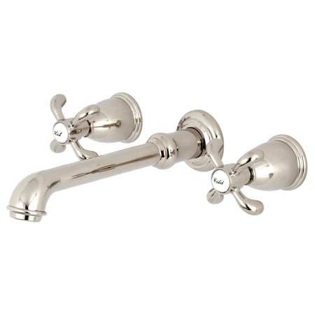 Roman Tub Faucet, Polished Nickel, Wall Mount MPN:KS7026TX