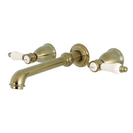Roman Tub Faucet, Brushed Brass, Wall Mount MPN:KS7027BPL