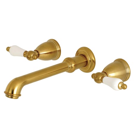 Roman Tub Faucet, Brushed Brass, Wall Mount MPN:KS7027PL