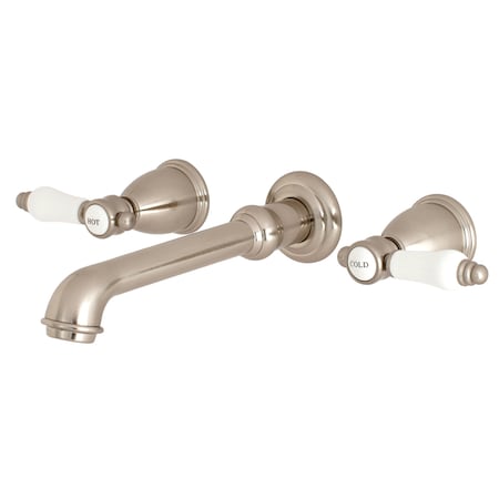 Roman Tub Faucet, Brushed Nickel, Wall Mount MPN:KS7028BPL