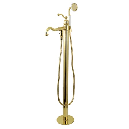 Freestanding Tub Faucet, Polished Brass, Freestanding MPN:KS7132ABL